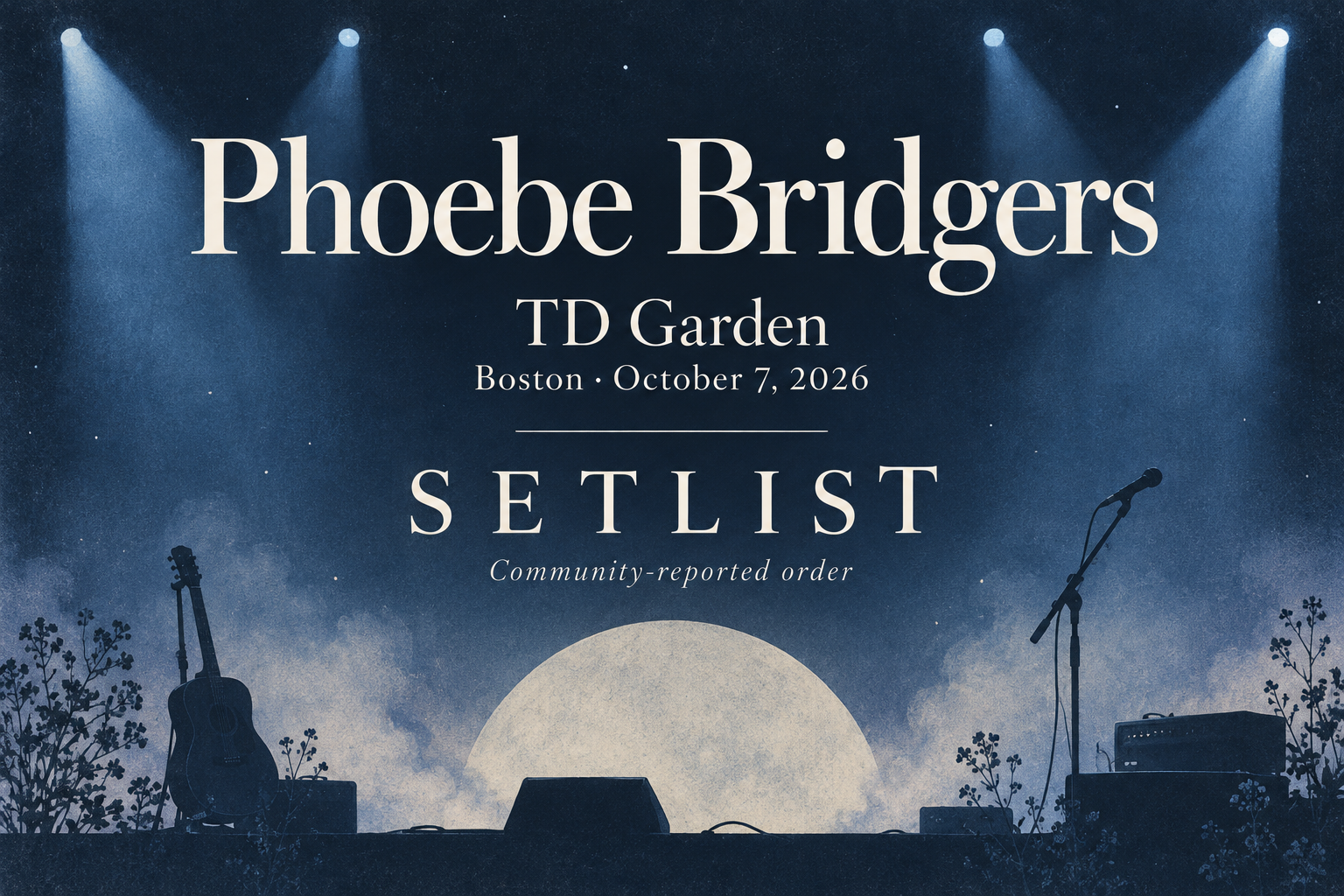 Concert setlist editorial preview