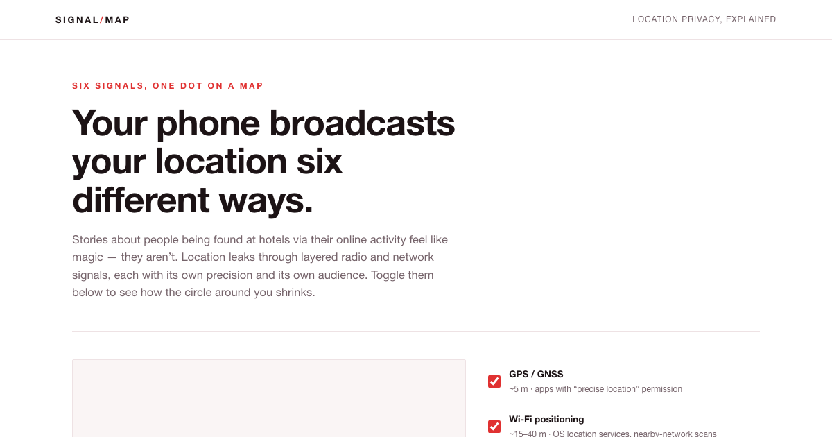 How Your Phone Reveals Your Location preview