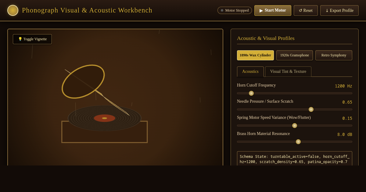 Phonograph Visual & Acoustic Resonance Workbench preview