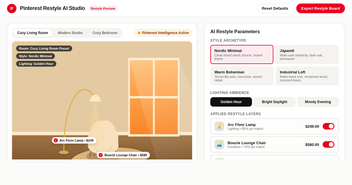 Pinterest Restyle Room AI Decorator & Purchase Simulator preview