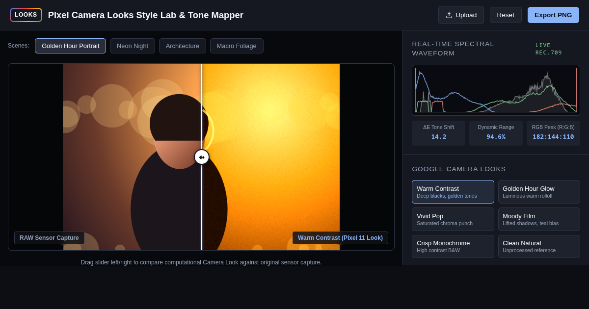 Pixel Camera Looks Style Lab & Tone Mapper preview