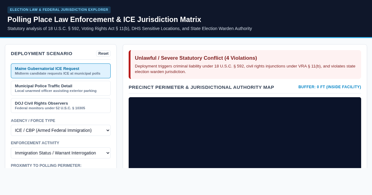 Polling Place Law Enforcement & ICE Jurisdiction Matrix preview