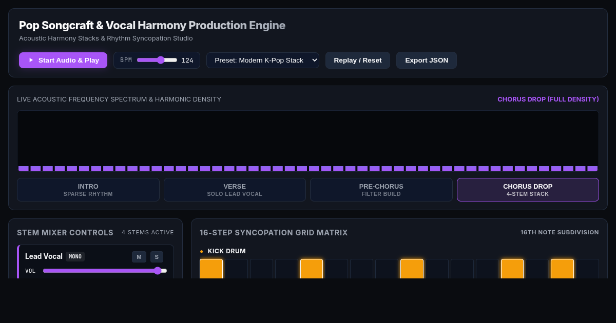 Pop Songcraft & Vocal Harmony Production Engine preview