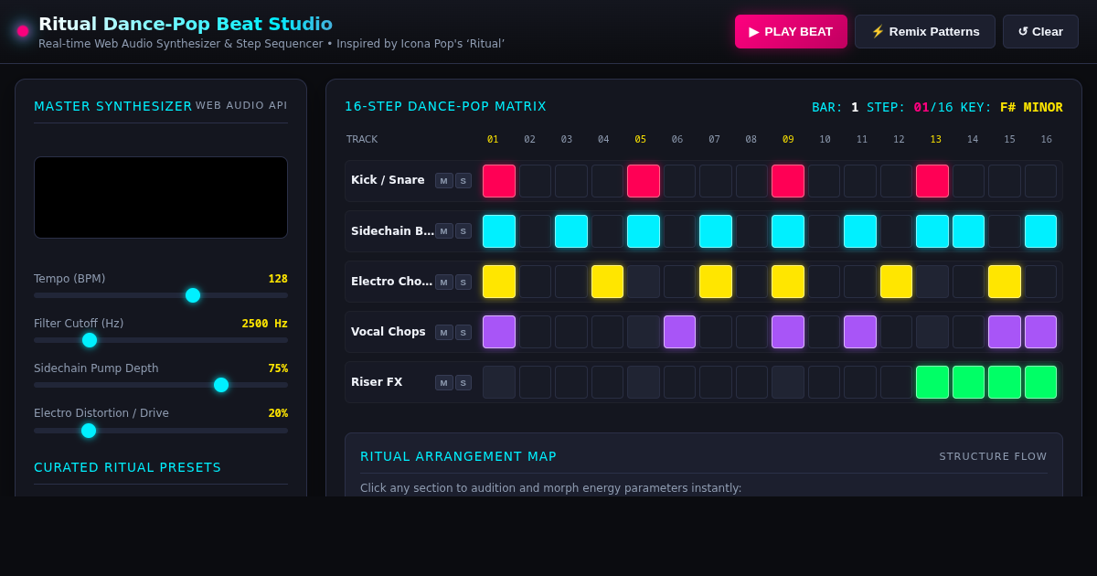 Ritual Dance-Pop Beat Studio preview