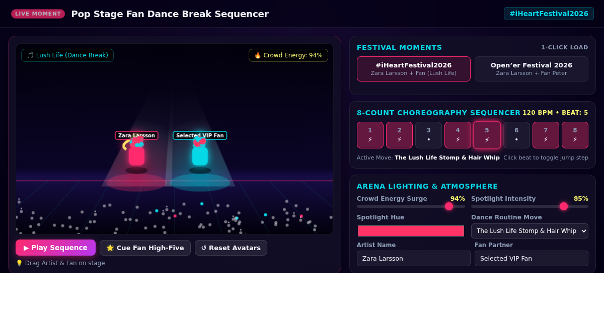 Pop Stage Fan Dance Break Sequencer & Concert Highlight Maker preview