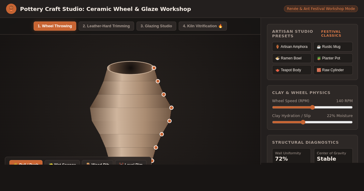 Pottery Craft Studio: Ceramic Wheel & Glaze Workshop preview