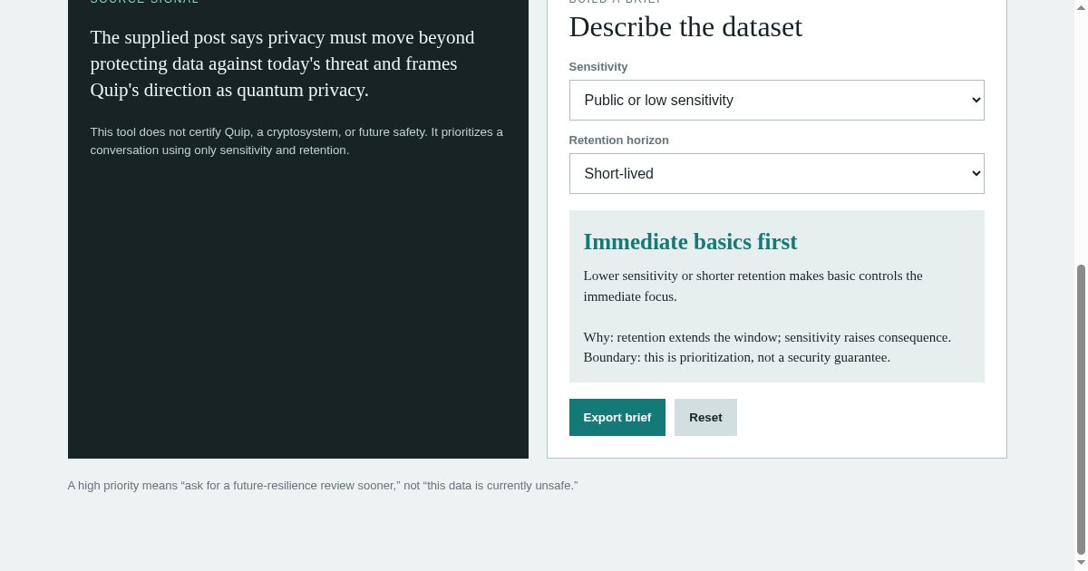 Privacy Brief | Future horizon preview