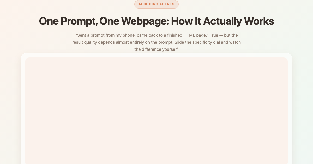 Prompt to Website: How AI Builds Pages From Text preview