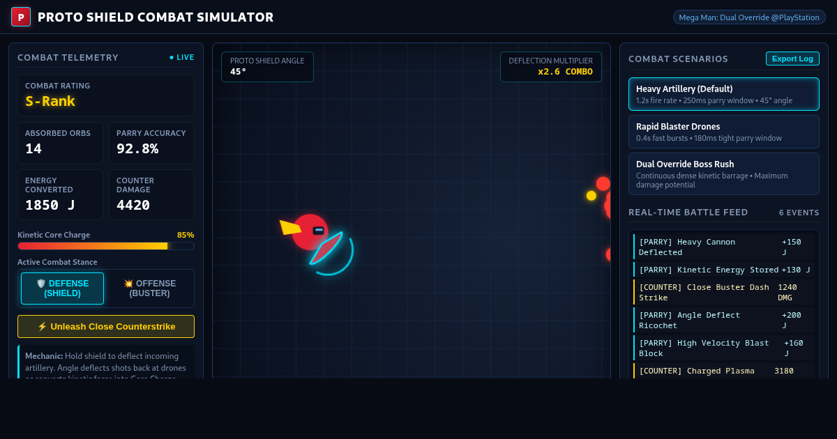 Proto Shield Combat Simulator preview