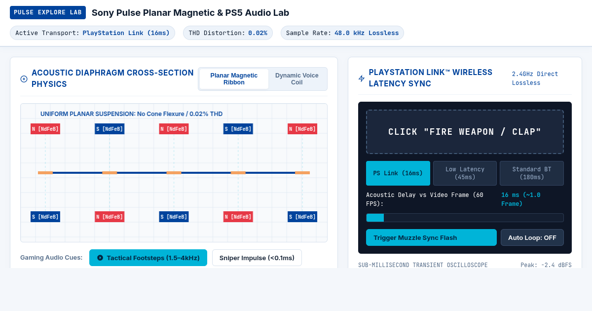 Sony Pulse Planar Magnetic & PS5 Audio Lab preview