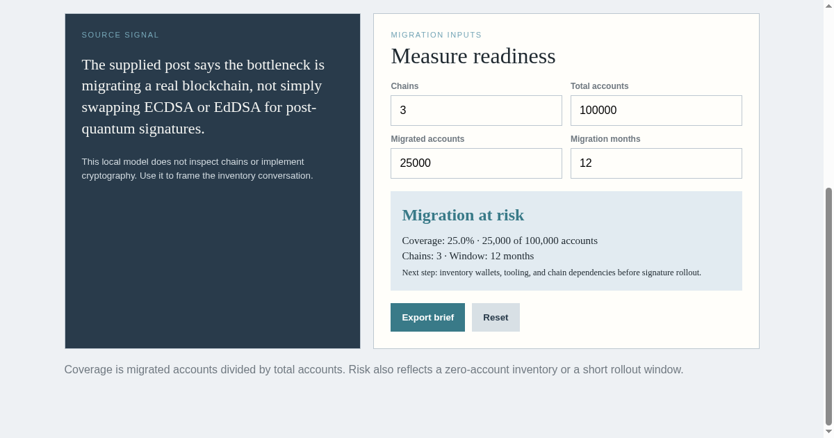 Quantum Migration preview