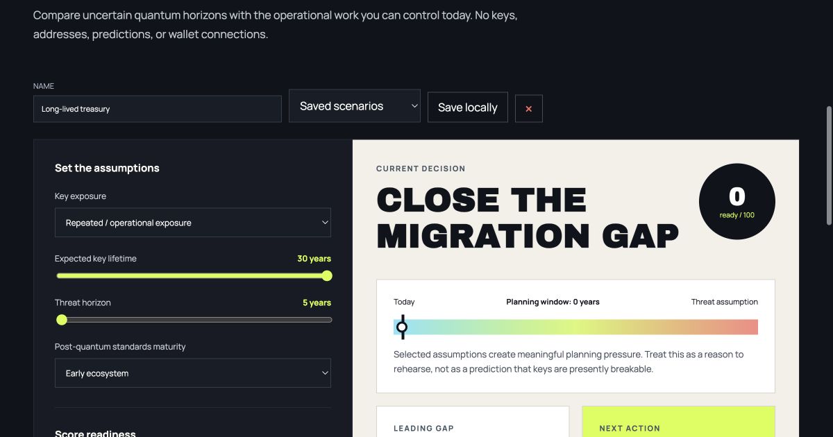 Quantum Upgrade Planner preview