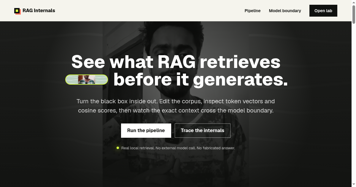 RAG Internals Lab preview