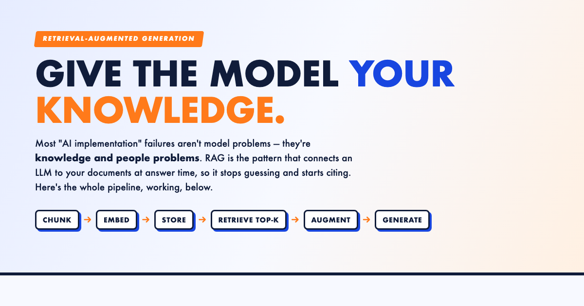 RAG Explained: Chunks, Embeddings & Top-K preview