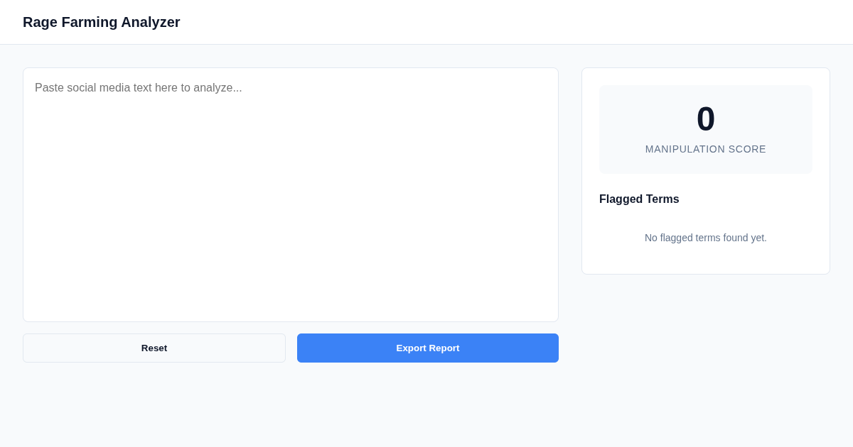 Rage Farming Analyzer preview