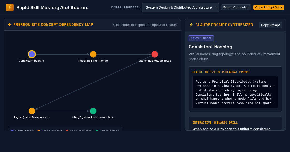 Rapid Skill Mastery Architecture & Prompt Synthesizer preview