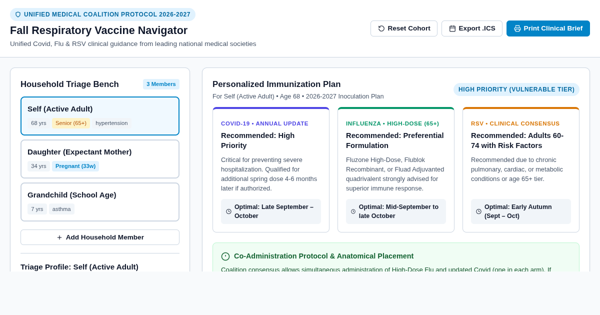 Fall Respiratory Vaccine Navigator: Covid, Flu & RSV Coalition Guidance preview