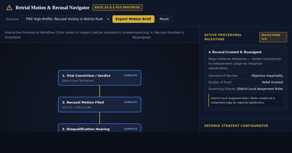 Retrial Motion & Judicial Recusal Navigator preview