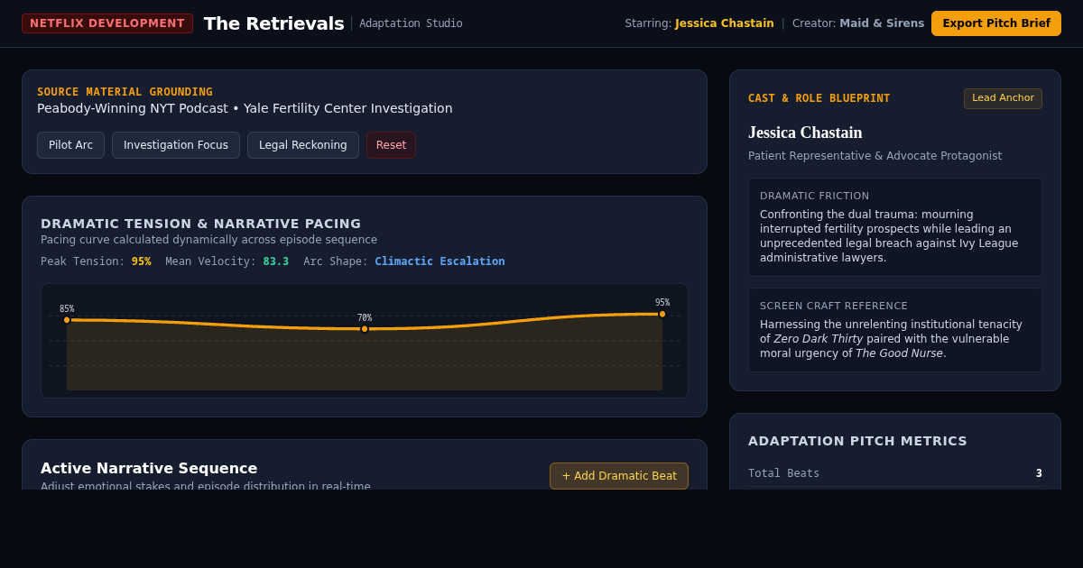 The Retrievals: Production & Adaptation Studio preview