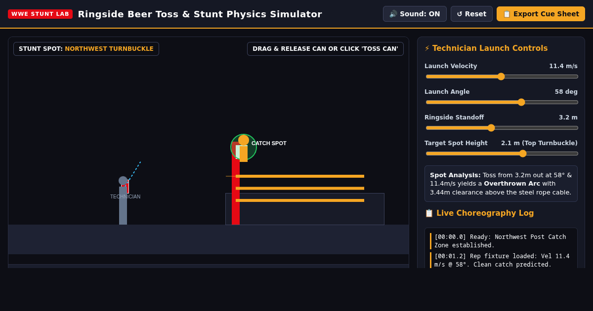 Ringside Beer Toss & Stunt Physics Simulator preview