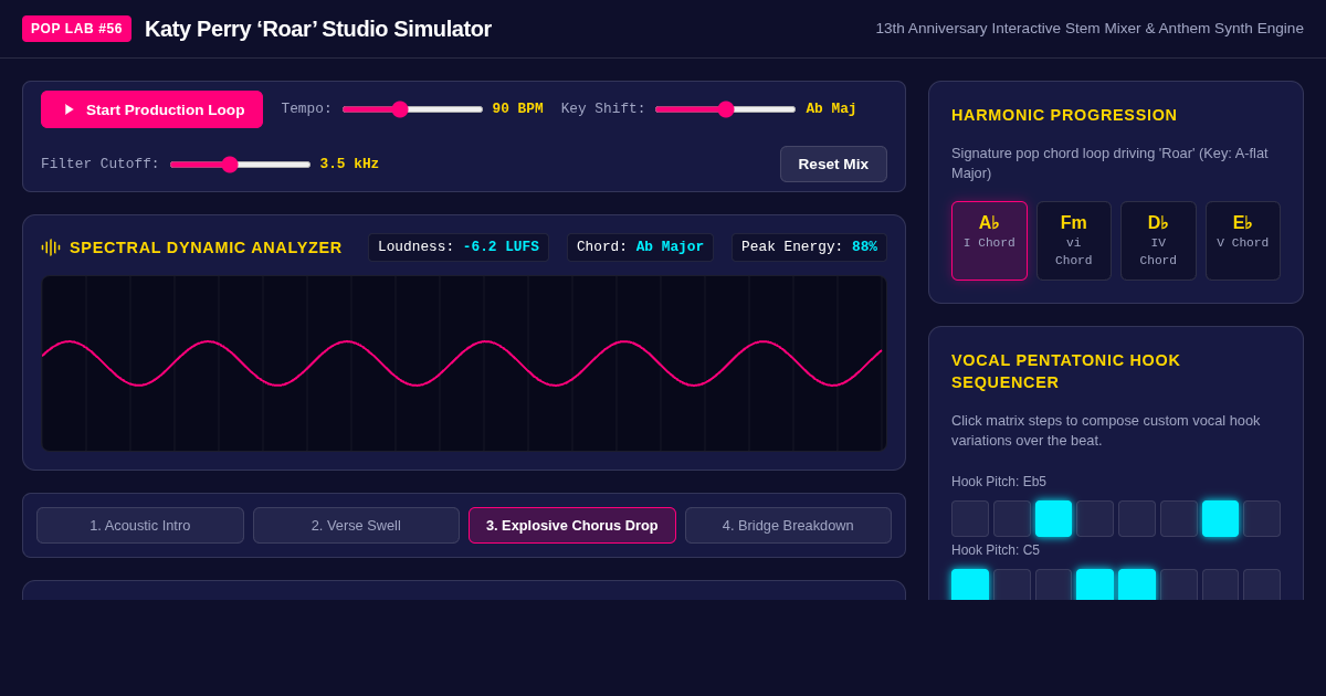 Katy Perry ‘Roar’ Pop Production & Stem Layering Simulator preview