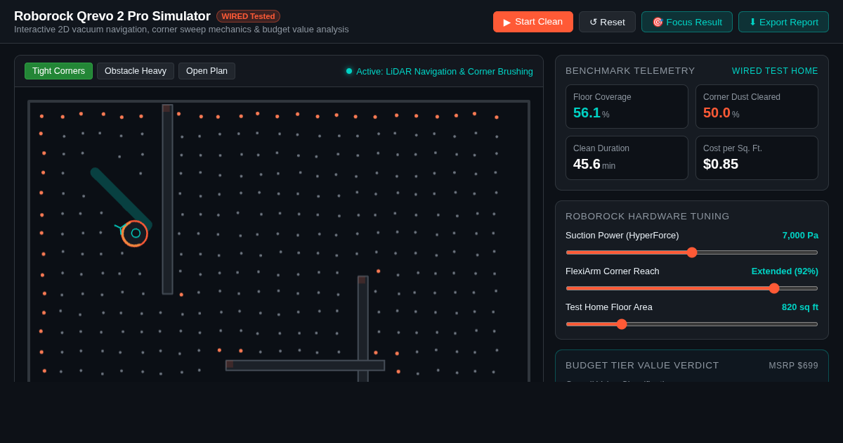 Roborock Qrevo 2 Pro Home Cleaning Simulator & Budget Value Analyzer preview