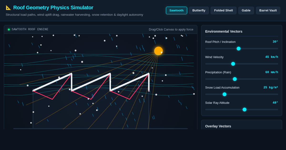 Roof Geometry Physics & Structural Simulator preview