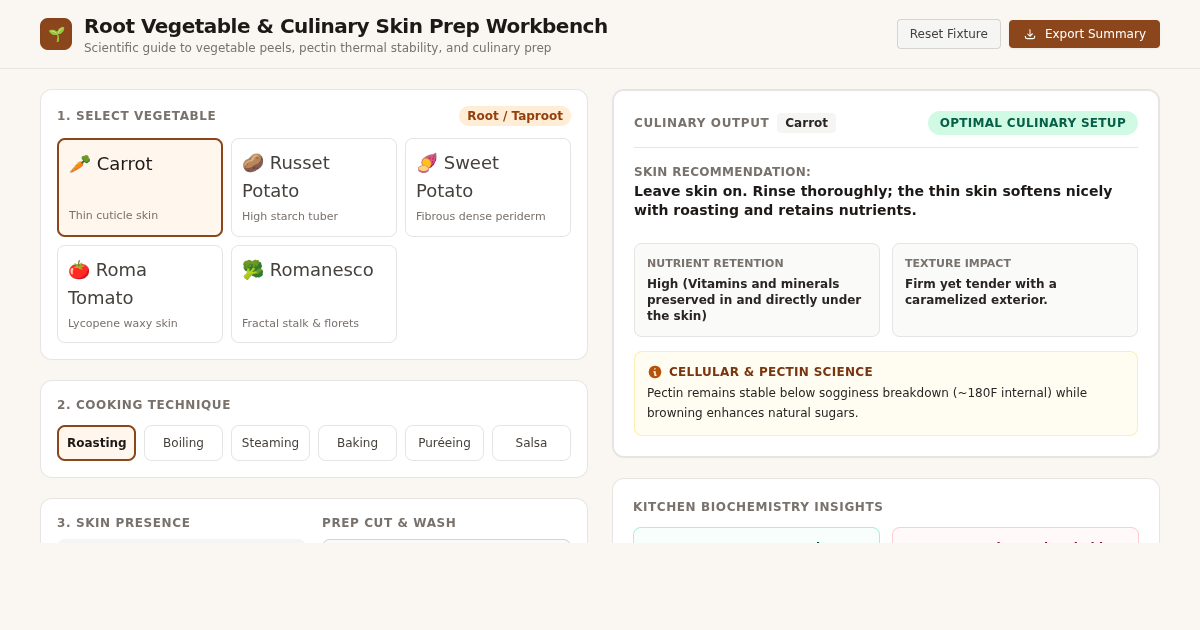 Root Vegetable & Culinary Skin Prep Workbench preview