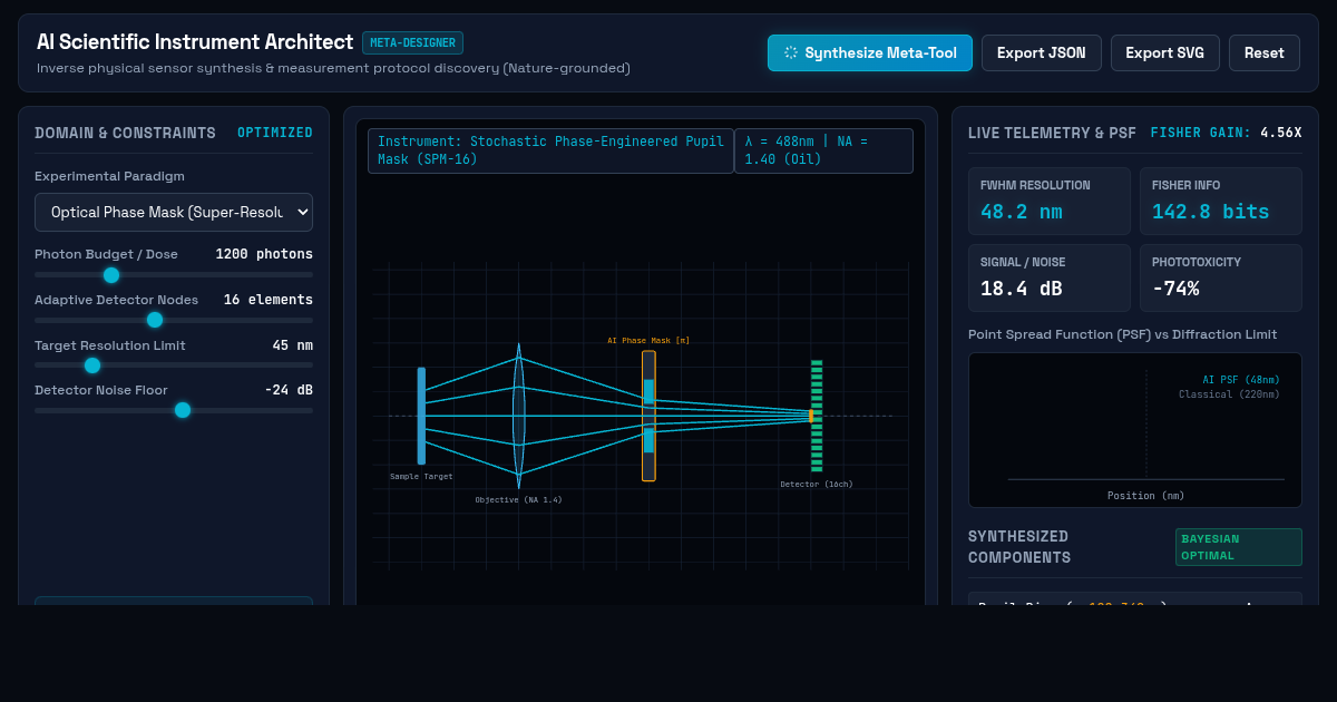 AI Scientific Instrument Architect | Inverse Design Workbench preview