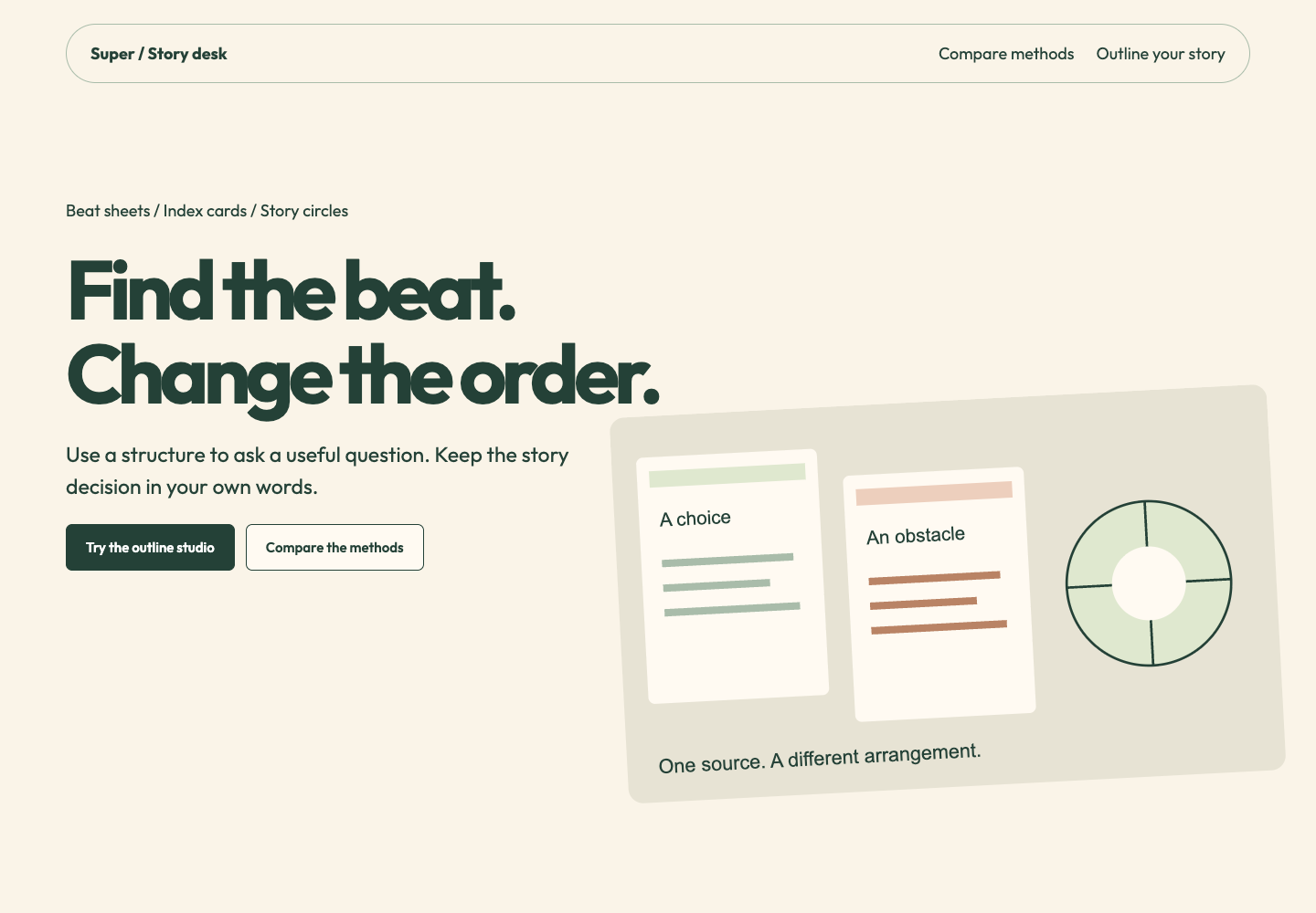 Plan the story structure preview