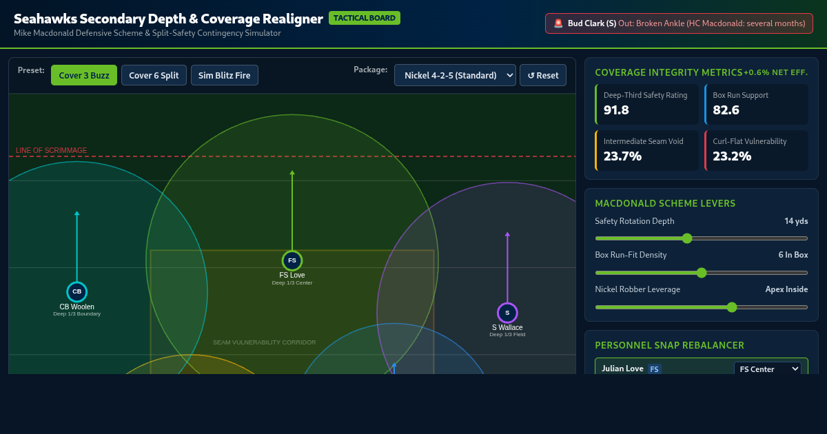 Seahawks Secondary Depth & Coverage Realigner preview