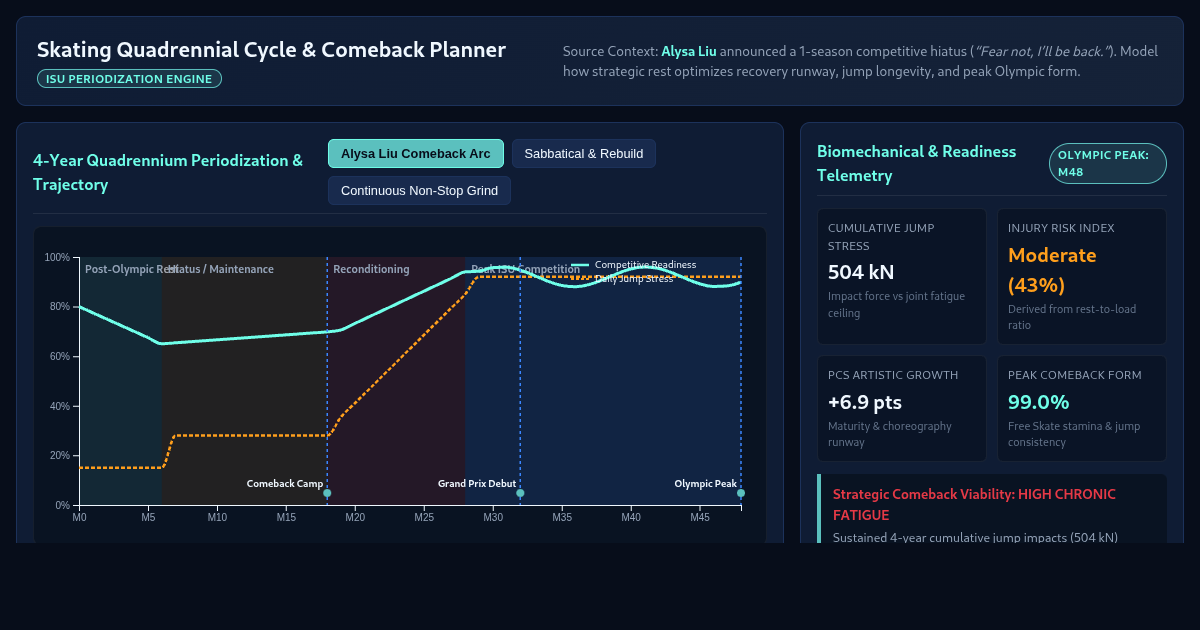 Skating Quadrennial Cycle & Comeback Planner preview