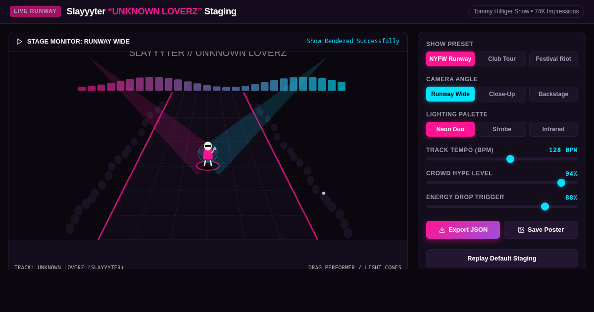 Slayyyter Setlist & Live Show Visualizer preview