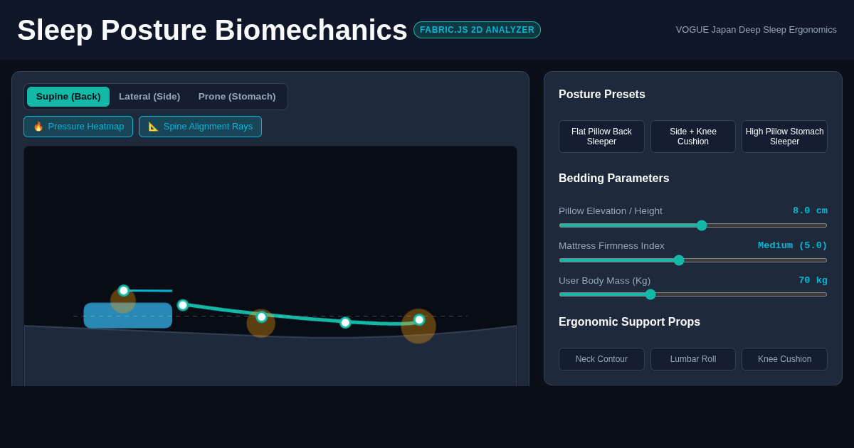 Sleep Posture Biomechanics & Spinal Alignment Analyzer preview
