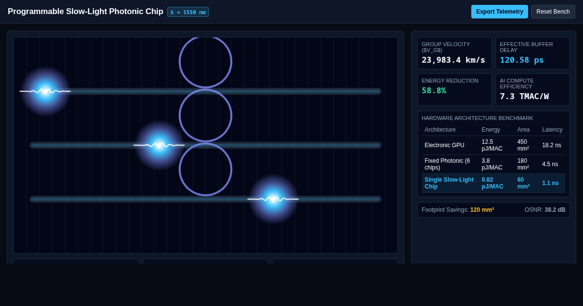 Programmable Slow-Light Photonic Chip Simulator preview