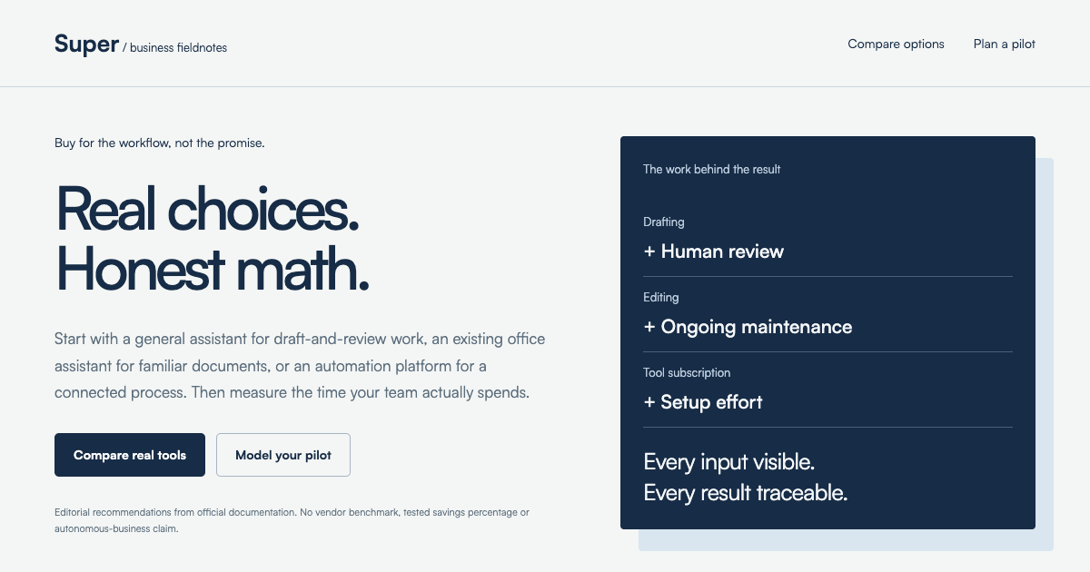 Small business AI tools preview
