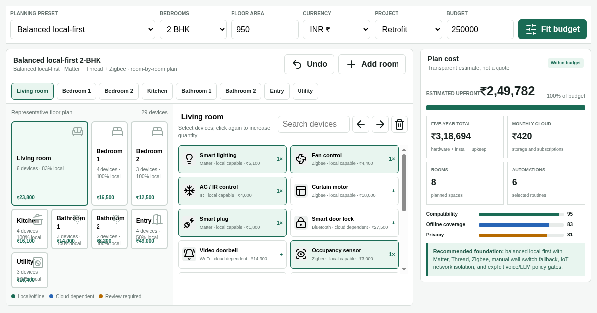 Home Automation Planner & Cost Estimator preview