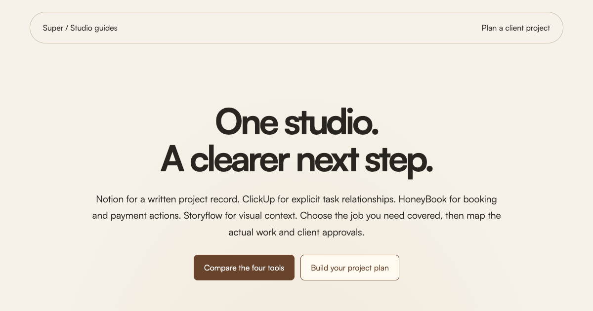 Solo-studio project records preview