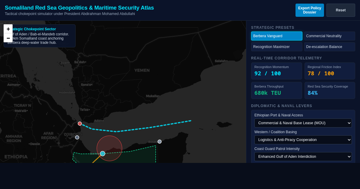 Somaliland Red Sea Geopolitics & Maritime Security Atlas preview