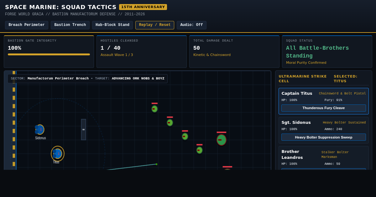 Space Marine Squad Tactics: 15-Year Anniversary Defense of Graia preview