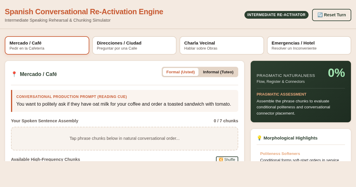 Spanish Conversational Re-Activation Engine preview