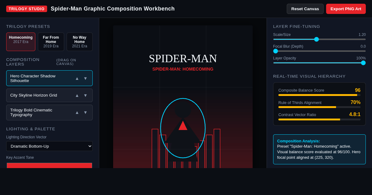 Spider-Man Poster Design Studio - Interactive Graphic Composition Workbench preview