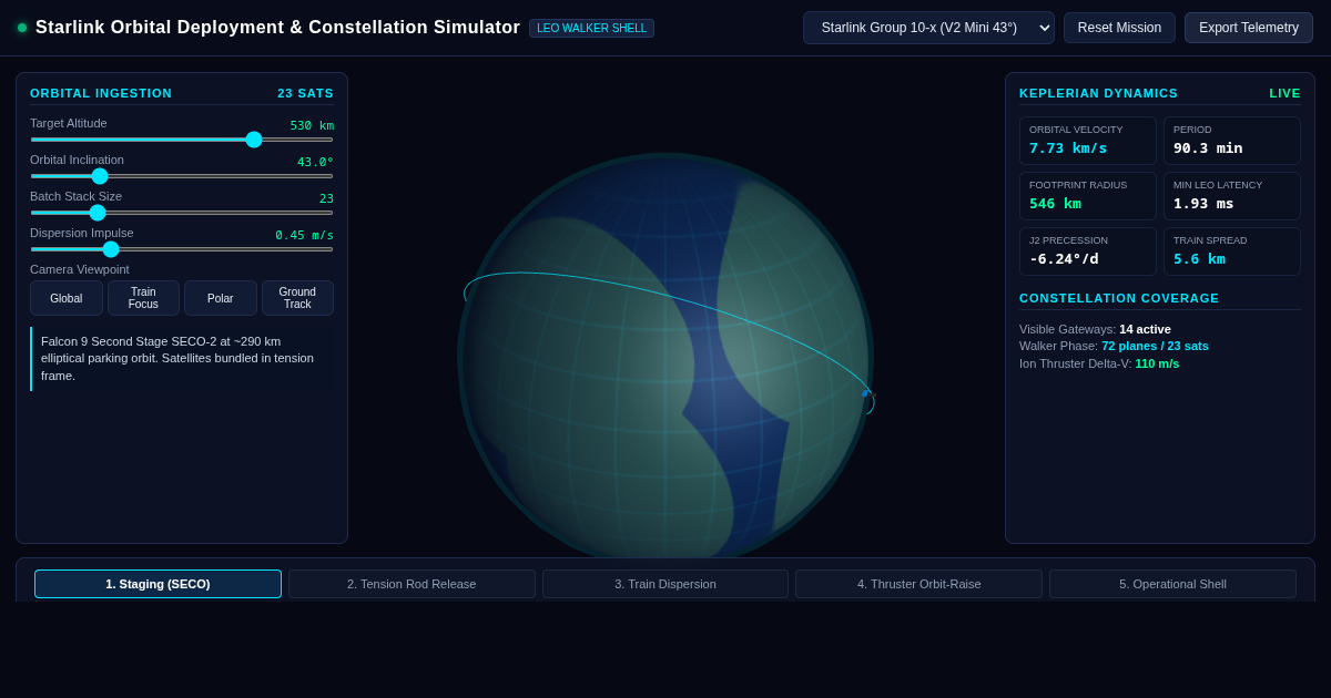 Starlink Orbital Deployment & Constellation Simulator preview