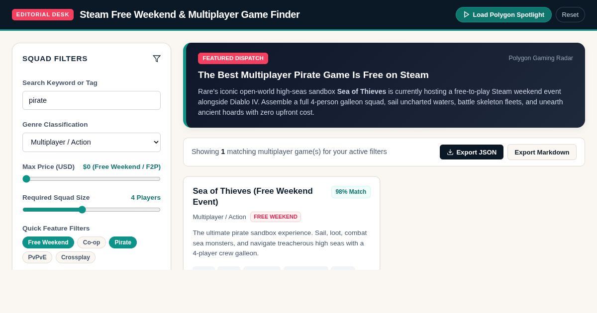 Steam Free Weekend & Multiplayer Game Finder preview