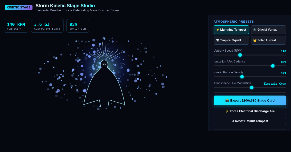 Storm Kinetic Stage Studio preview