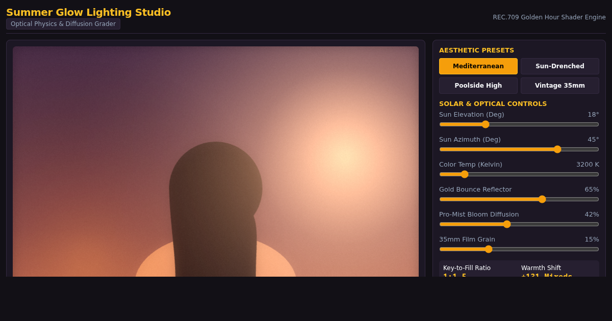 Summer Glow Lighting & Golden Hour Studio preview