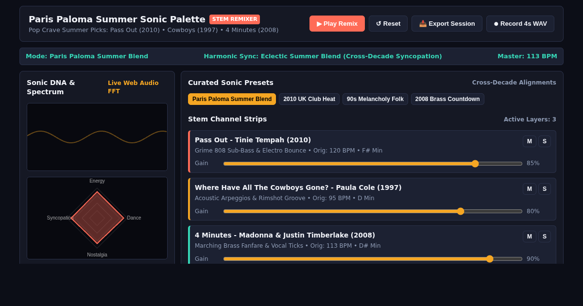 Paris Paloma Summer Sonic Palette & Stem Mixer preview