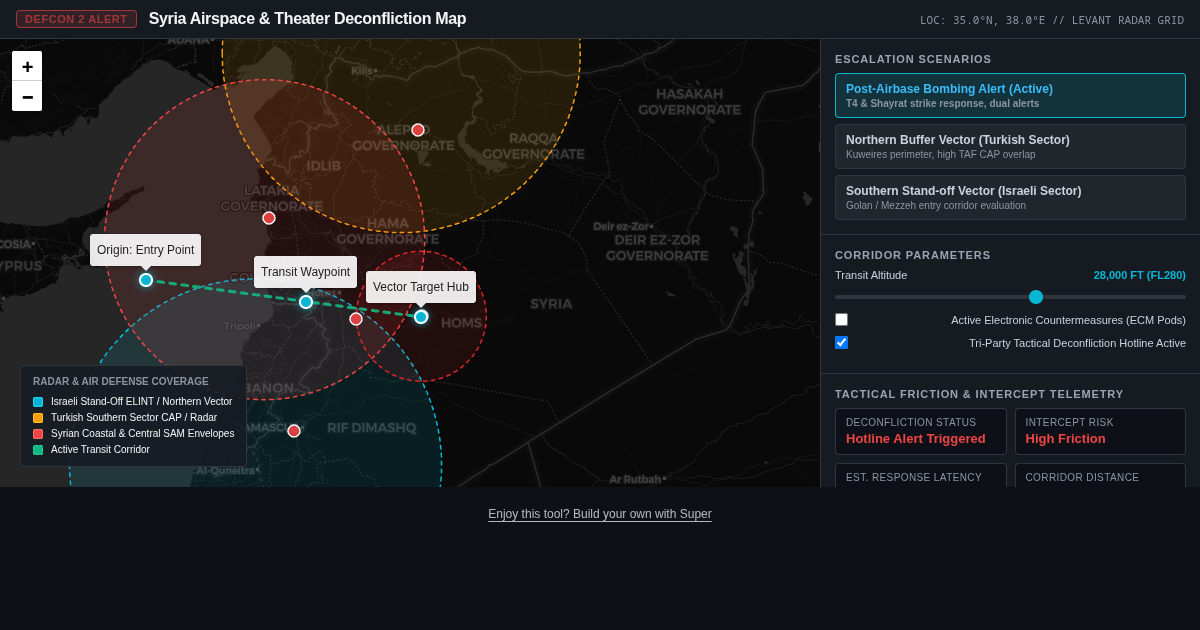Syria Airspace & Theater Deconfliction Map preview