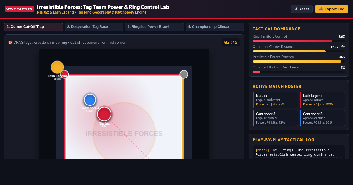 Irresistible Forces: Tag Team Power & Ring Control Lab preview