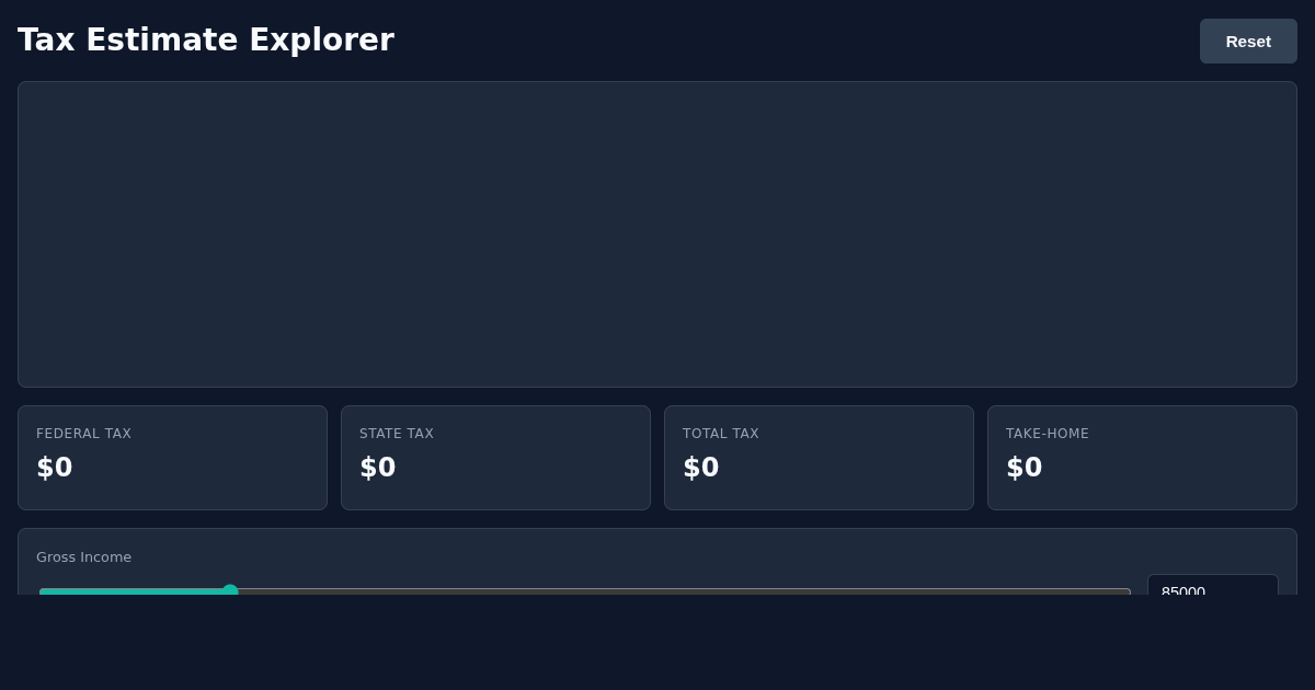 Tax Estimate Explorer & Script Generator preview
